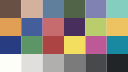 Colour chart rendered in Focal's document look
