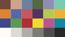 Colour chart rendered in Focal's heritage look