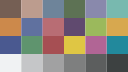 Colour chart rendered in Focal's pastel 400 look