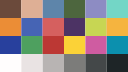 Colour chart rendered in Focal's street neg look