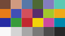 Colour chart rendered in Focal's true look